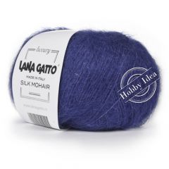 Lana Gatto Silk Mohair 08390 Тёмный сине-фиолетовый