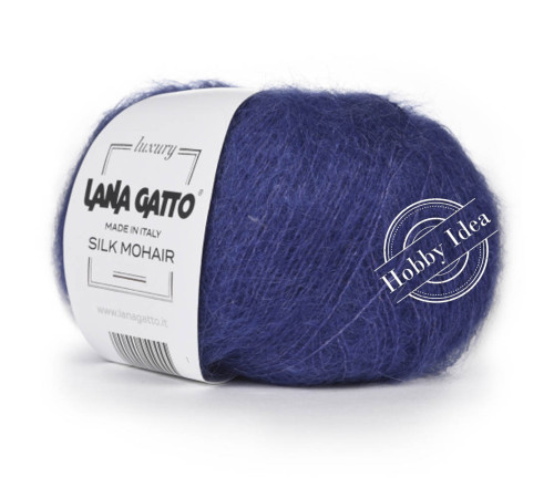 Lana Gatto Silk Mohair 08390 Тёмный сине-фиолетовый