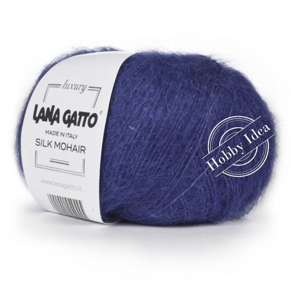Lana Gatto Silk Mohair 08390 Тёмный сине-фиолетовый из категории Lana Gatto Silk Mohair
