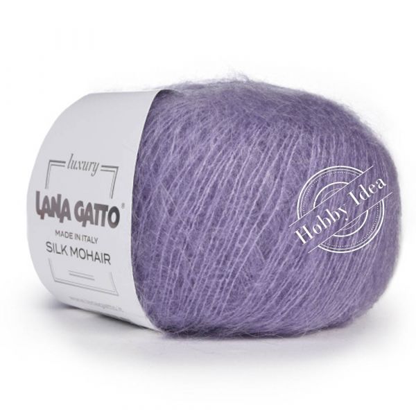 Lana Gatto Silk Mohair 08391 Сиреневый из категории Lana Gatto Silk Mohair