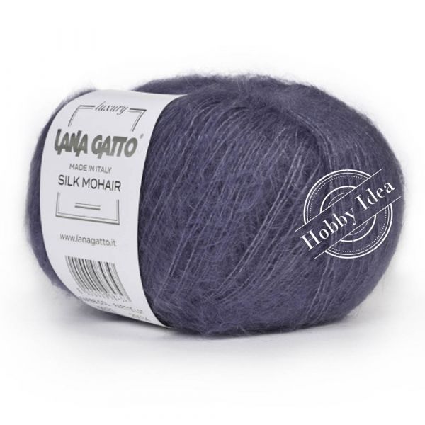 Lana Gatto Silk Mohair 09373 Сине-фиолетовый из категории Lana Gatto Silk Mohair