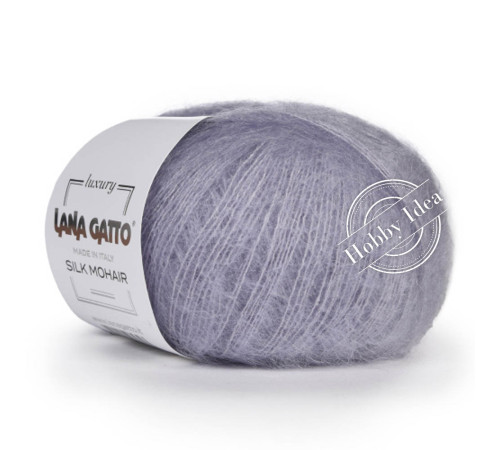 Lana Gatto Silk Mohair 09374 Лилово-серый