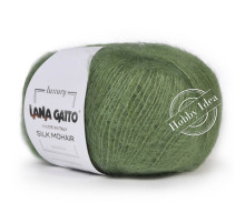 Lana Gatto Silk Mohair 09379 Зелёный чай