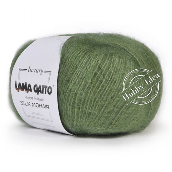 Lana Gatto Silk Mohair 09379 Зелёный чай из категории Lana Gatto Silk Mohair