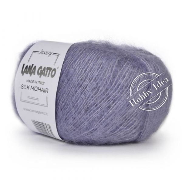Lana Gatto Silk Mohair 09380 Стальной из категории Lana Gatto Silk Mohair