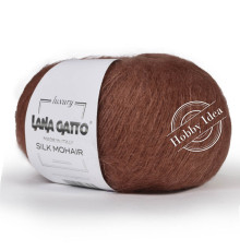 Lana Gatto Silk Mohair 13737 Тёмный терракот