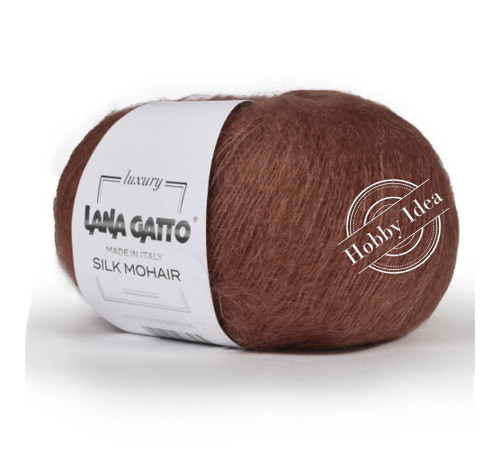Lana Gatto Silk Mohair 13737 Тёмный терракот