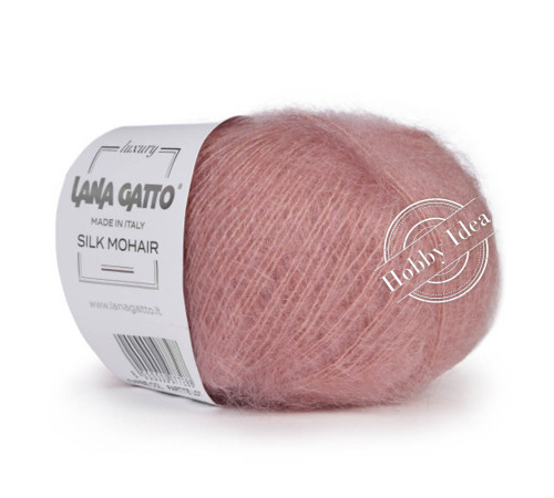Lana Gatto Silk Mohair 14393 Розовое дерево