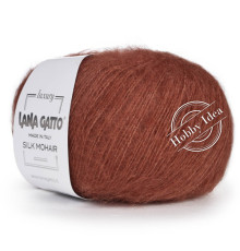 Lana Gatto Silk Mohair 30141 Красная глина