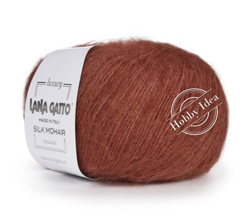 Lana Gatto Silk Mohair 30141 Красная глина