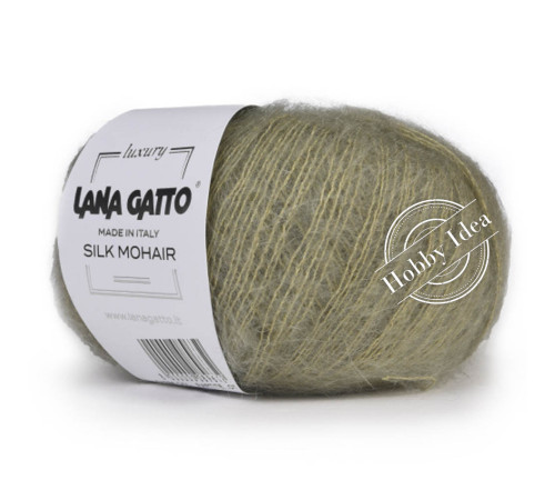 Lana Gatto Silk Mohair 30144 Бледно-зелёный