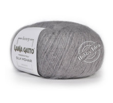 Lana Gatto Silk Mohair 30145 Тёплый серый