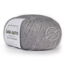 Lana Gatto Silk Mohair 30145 Тёплый серый