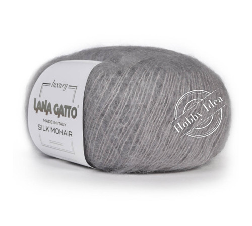 Lana Gatto Silk Mohair 30145 Тёплый серый