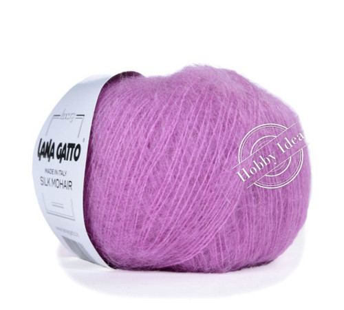 Lana Gatto Silk Mohair 30484 Розово-фиолетовый
