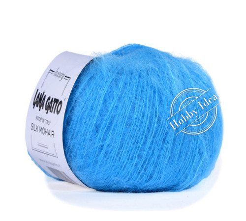 Lana Gatto Silk Mohair 30485 Бирюза