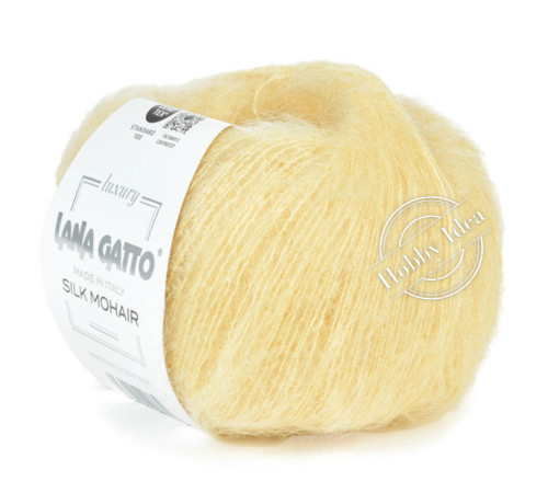 Lana Gatto Silk Mohair 30792 Желтый персик