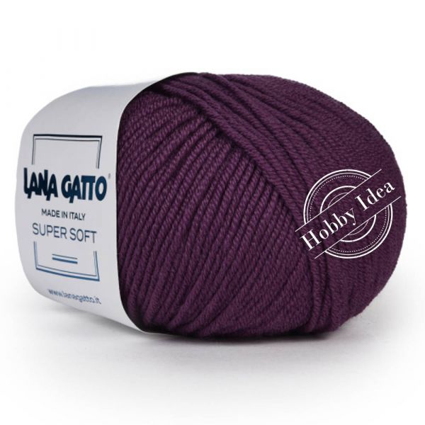 Lana Gatto Super Soft 14594 Фиолетовое вино из категории Lana Gatto Super Soft