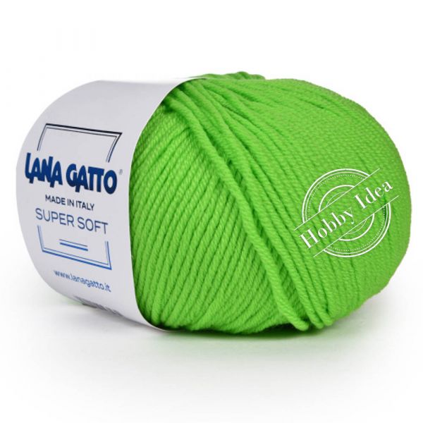 Lana Gatto Super Soft 14631 Неоновый зелёный из категории Lana Gatto Super Soft