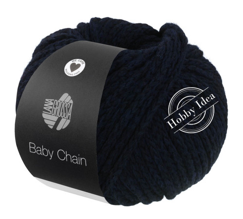 Lana Grossa Baby Chain 12 Чёрно-синий