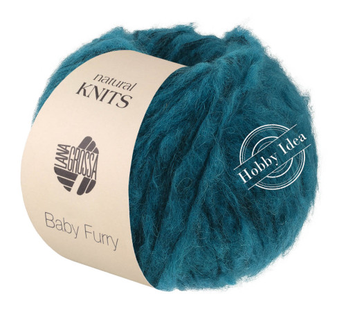 Lana Grossa Baby Furry 07 Тёмный петроль