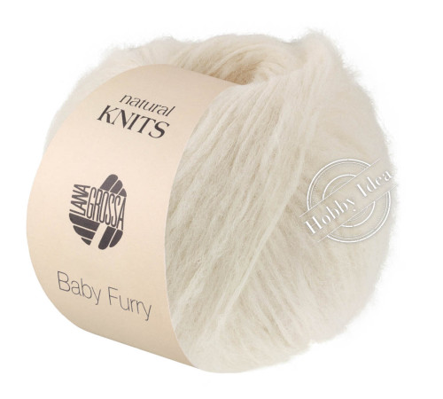 Lana Grossa Baby Furry 16 Шерстяной белый