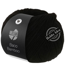 Lana Grossa Baco Bamboo 18 Чёрный