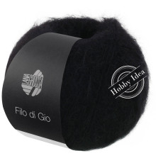 Lana Grossa Filo Di Gio 08 Чёрный