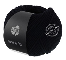 Lana Grossa Merino Piu 19 Чёрный