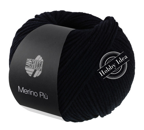 Lana Grossa Merino Piu 19 Чёрный