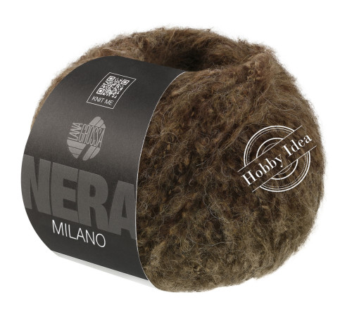 Lana Grossa Milano 10 Тёмно-коричневый меланж