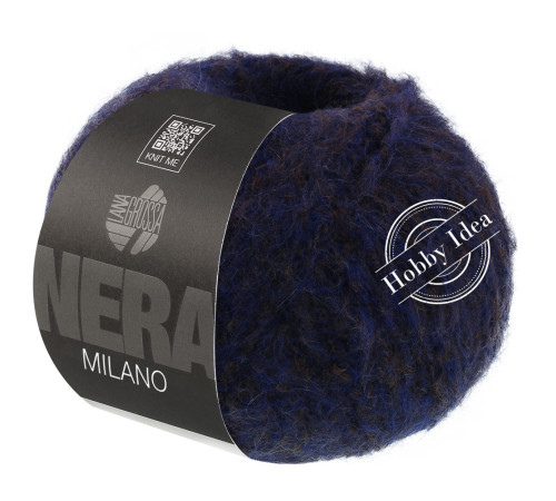 Lana Grossa Milano 11 Синий и коричневый меланж