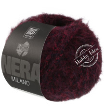 Lana Grossa Milano 12 Тёмно-красный и чёрный