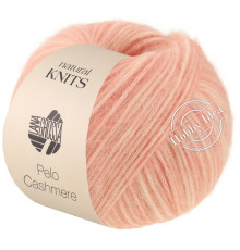Lana Grossa Pelo Cashmere 08 Розовый и молочно-белый
