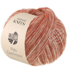 Lana Grossa Pelo Cashmere 09 Палисандр и молочно-белый