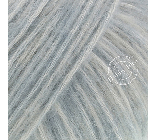 Lana Grossa Pelo Cashmere 11 Светло-голубой и молочно-белый