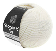 Lana Grossa Cashmere 16 fine 09 Белое сукно