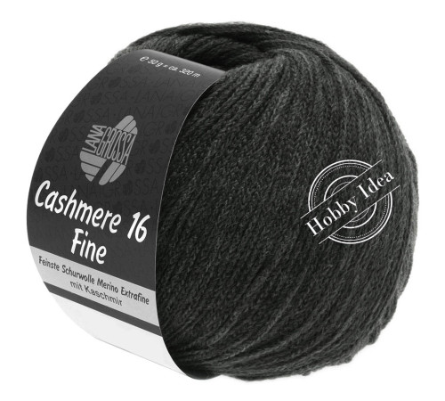Lana Grossa Cashmere 16 fine 17 Графит