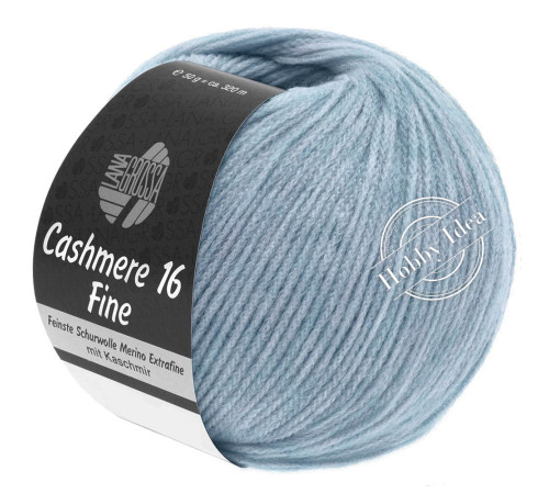Lana Grossa Cashmere 16 fine 28 Пыльный голубой