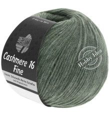 Lana Grossa Cashmere 16 fine 34 Пыльный зелёный
