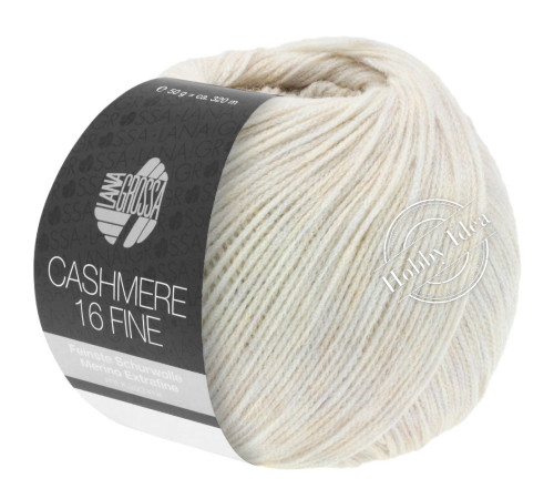 Lana Grossa Cashmere 16 fine 36 Белый жемчуг