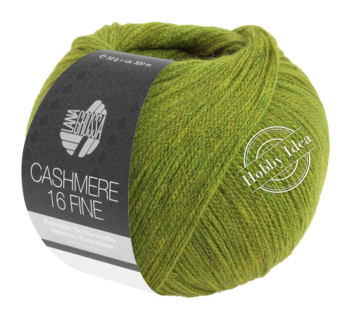 Lana Grossa Cashmere 16 fine 42 Зелёное яблоко