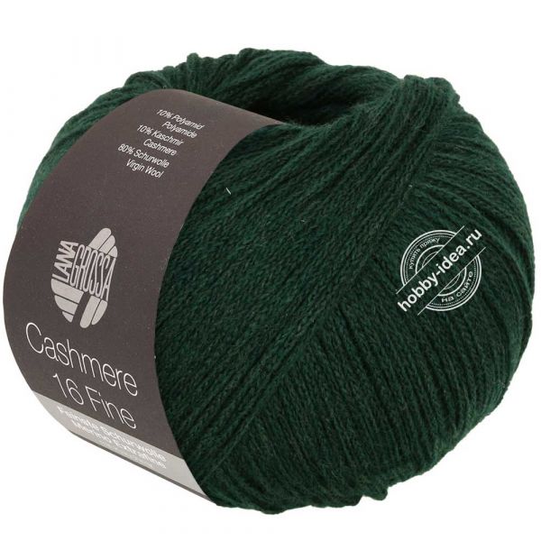 Lana Grossa Cashmere 16 fine 53 Тёмно-зелёный из категории Lana Grossa Cashmere 16 fine