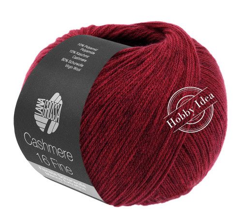 Lana Grossa Cashmere 16 fine 57 Винный красный