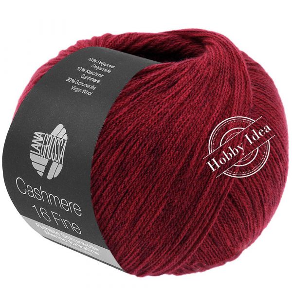 Lana Grossa Cashmere 16 fine 57 Винный красный из категории Lana Grossa Cashmere 16 fine