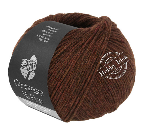 Lana Grossa Cashmere 16 fine 62 Шоколадный