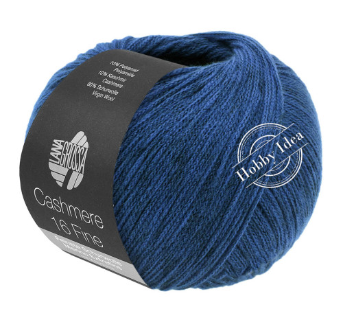 Lana Grossa Cashmere 16 fine 65 Синие чернила