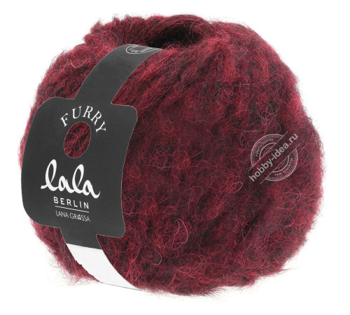Lala Berlin Furry 005 Бордовый