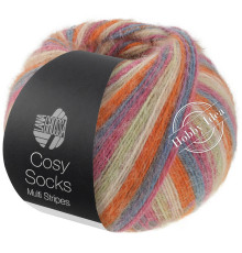 Lana Grossa Meilenweit 100 Cosy Socks Multi Stripes 154