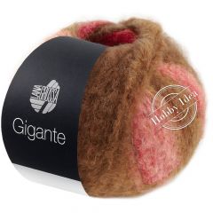 Lana Grossa Gigante 05 Коричнево-розово-терракотовый
